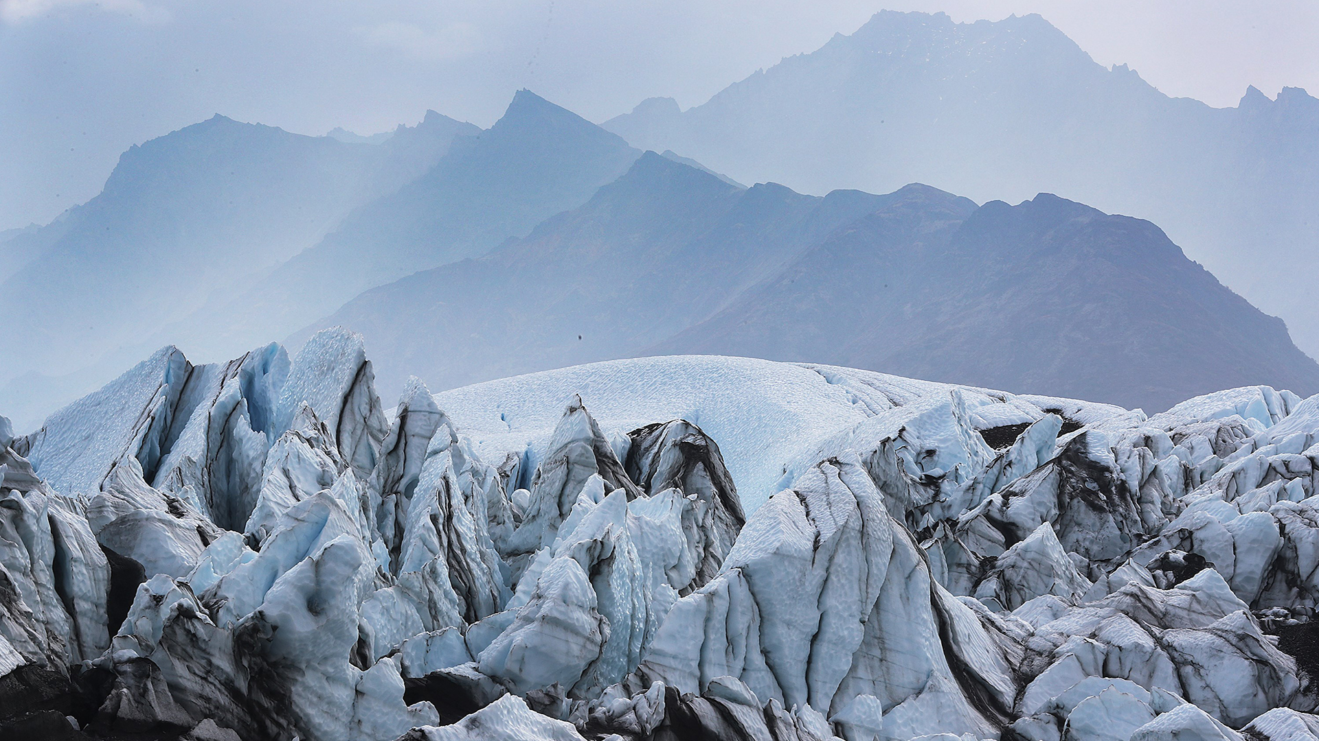 Der Matanuska-Gletscher in Palmer, Alaska. | AFP
