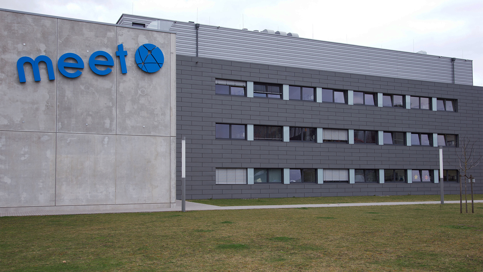 Blick auf das MEET Batterieforschungszentrum in Münster
