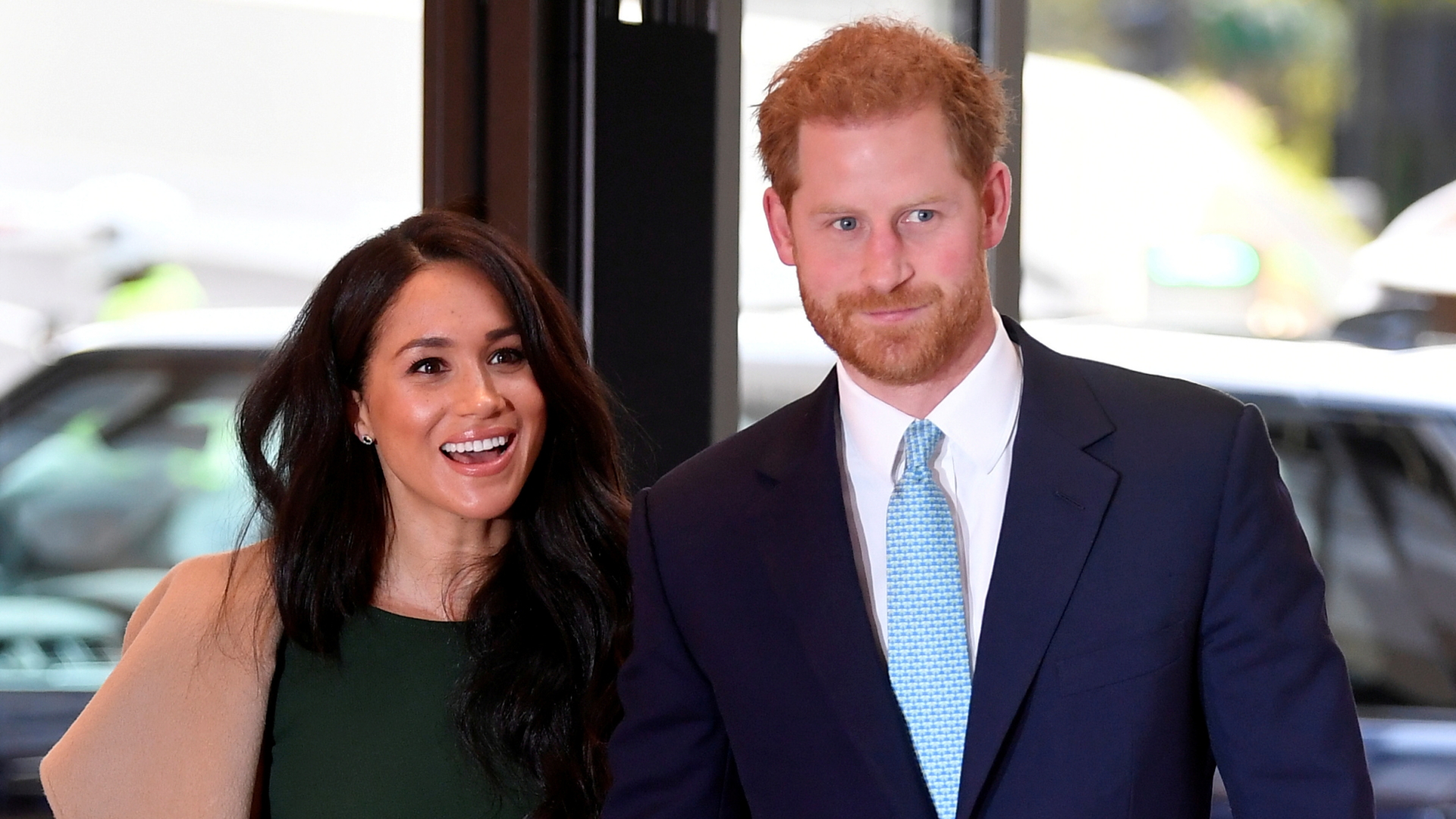 Der britische Prinz Harry und seine Frau Meghan. | REUTERS