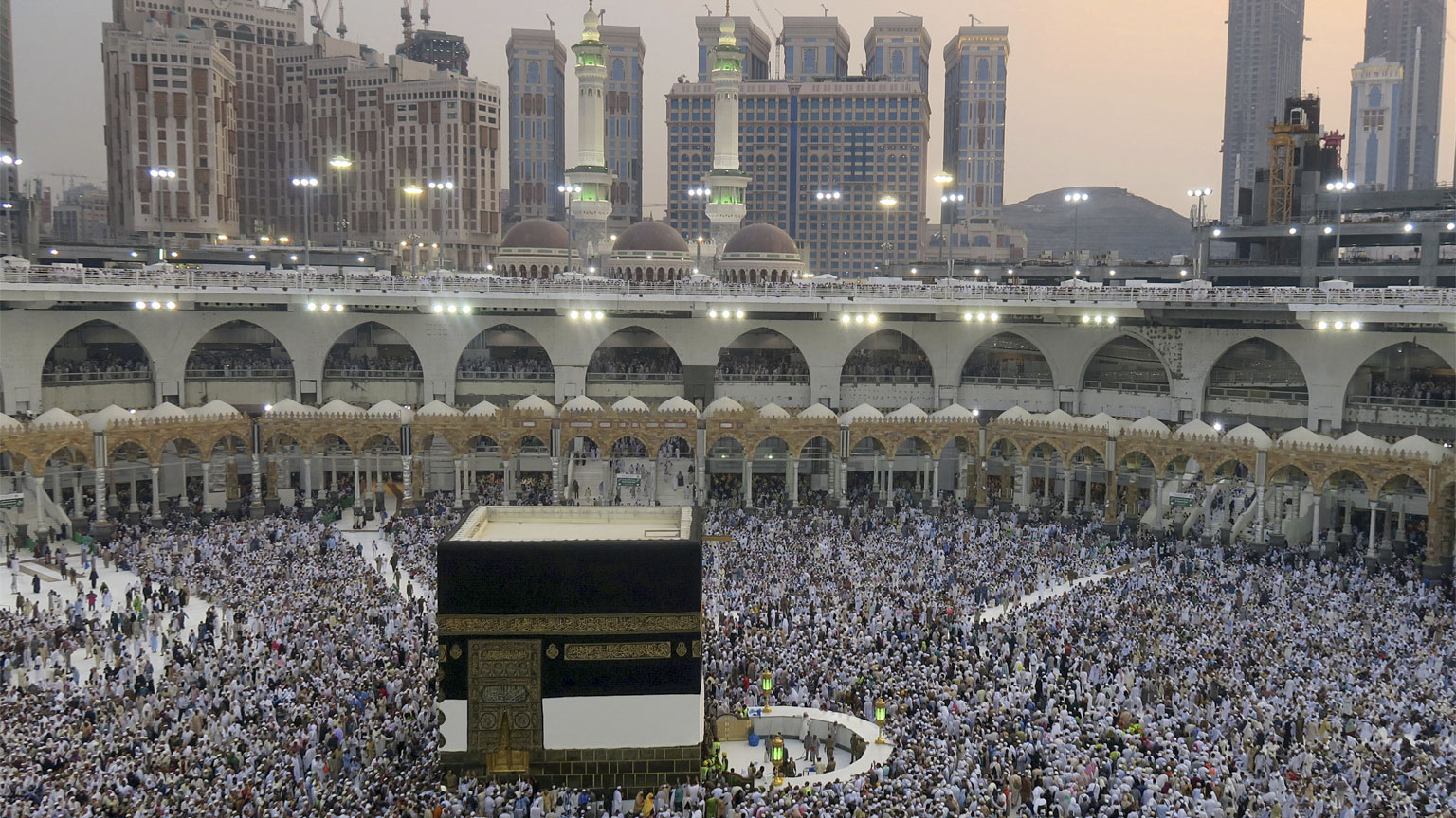 Ansicht von Mekka mit der großen Moschee. | REUTERS