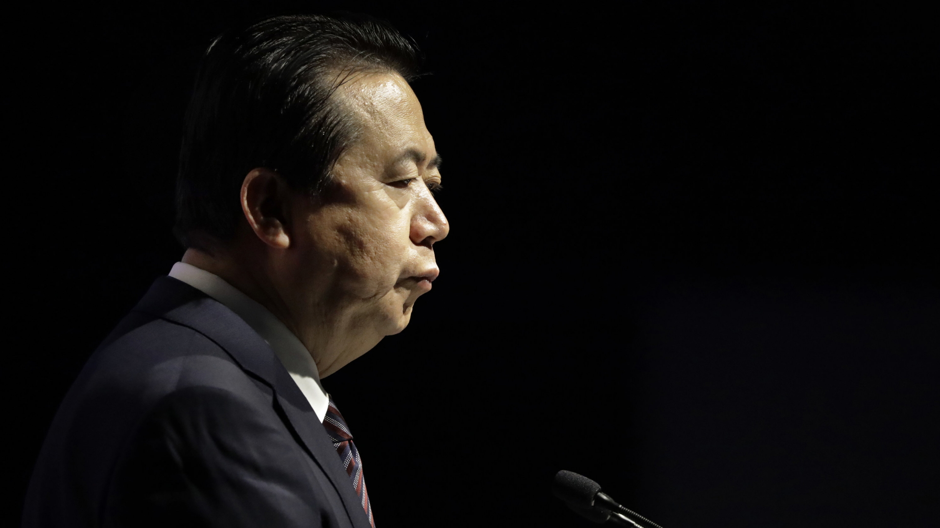 Der in China verschwundene Interpol-Präsident Meng Hongwei | Bildquelle: AP