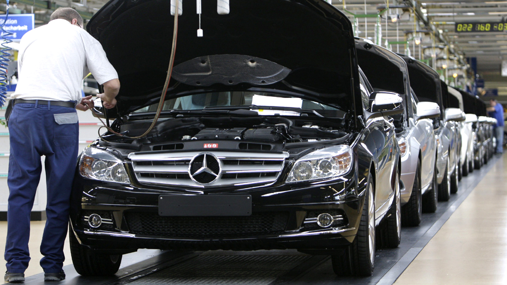 Mercedes-Produktion im Werk Sindelfingen