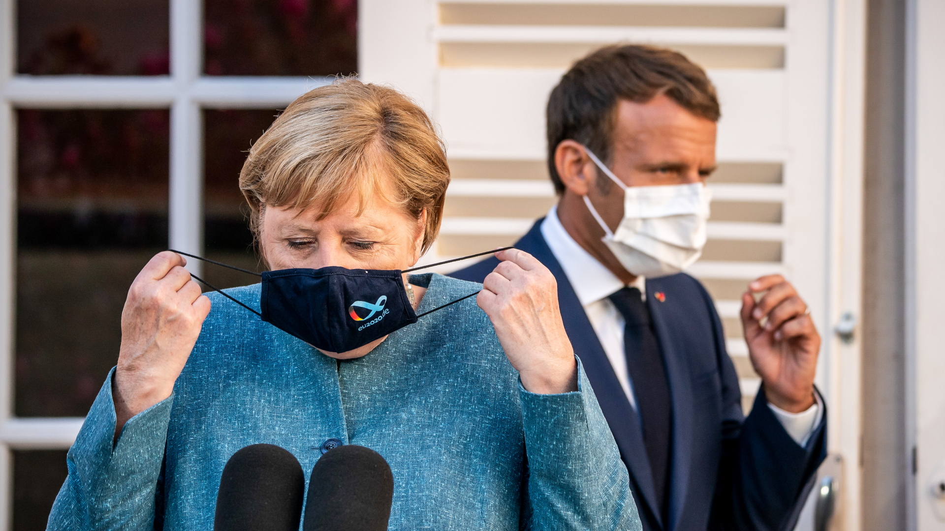 Merkel Macron Bregancon | dpa
