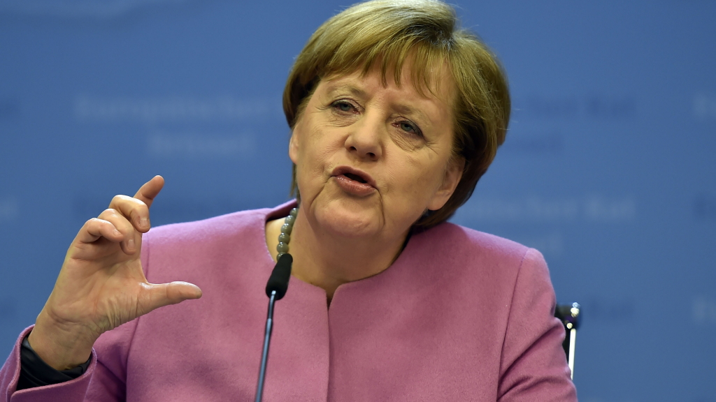 Angela Merkel auf dem Gipfeltreffen in Brüssel | null
