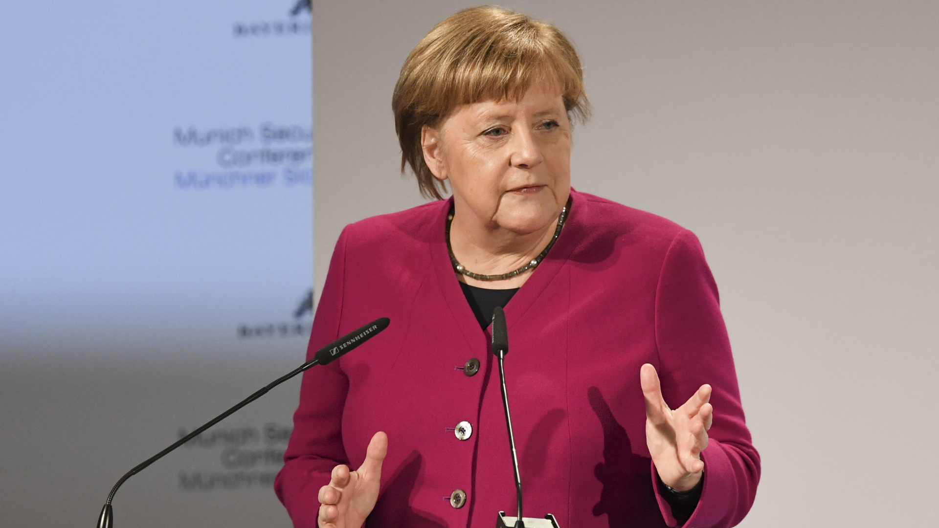 Merkel auf der Sicherheitskonferenz