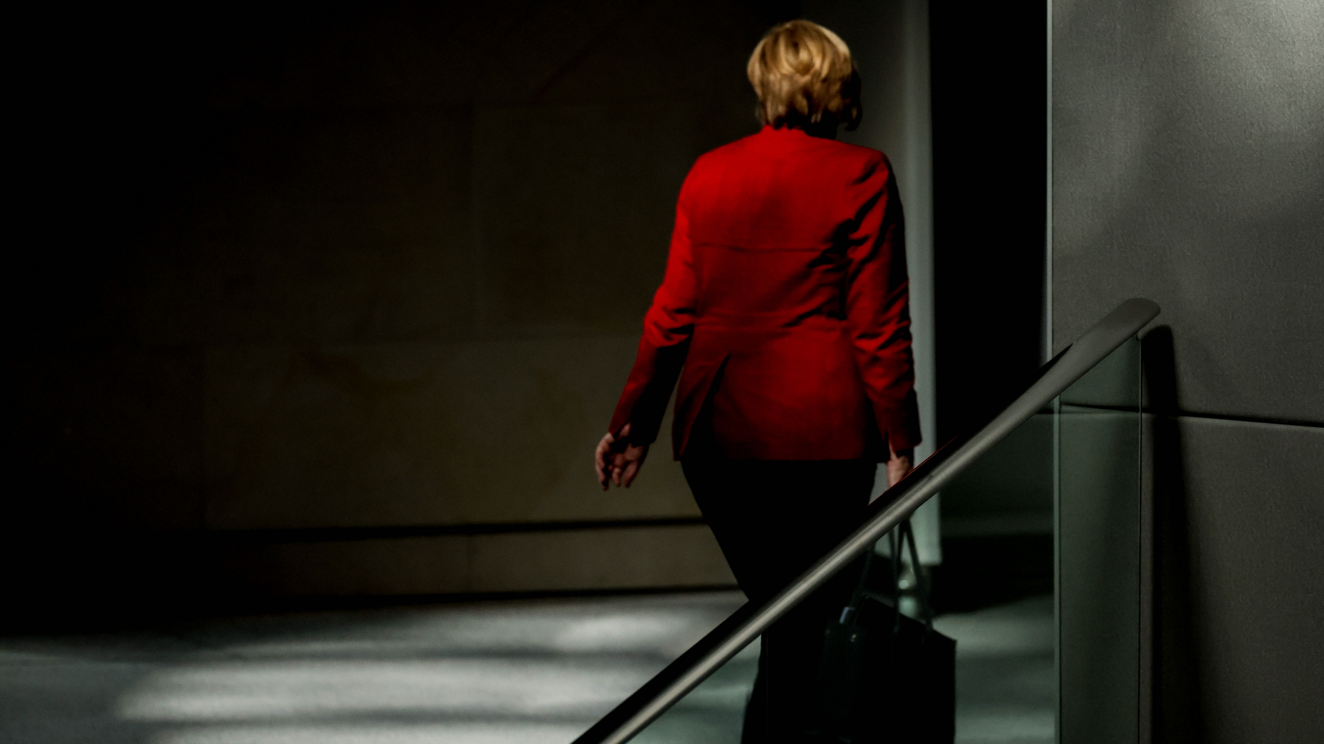 Angela Merkel im Bundestag. | EPA