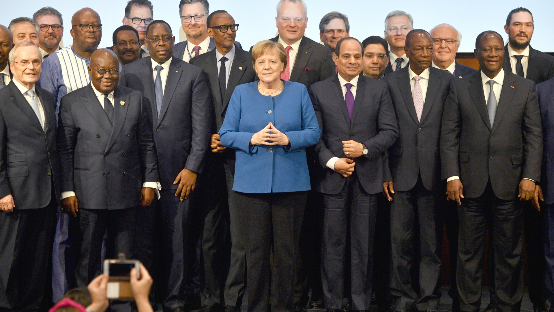 Angela Merkel bei der Berliner "Compact with Africa"-Konferenz | dpa