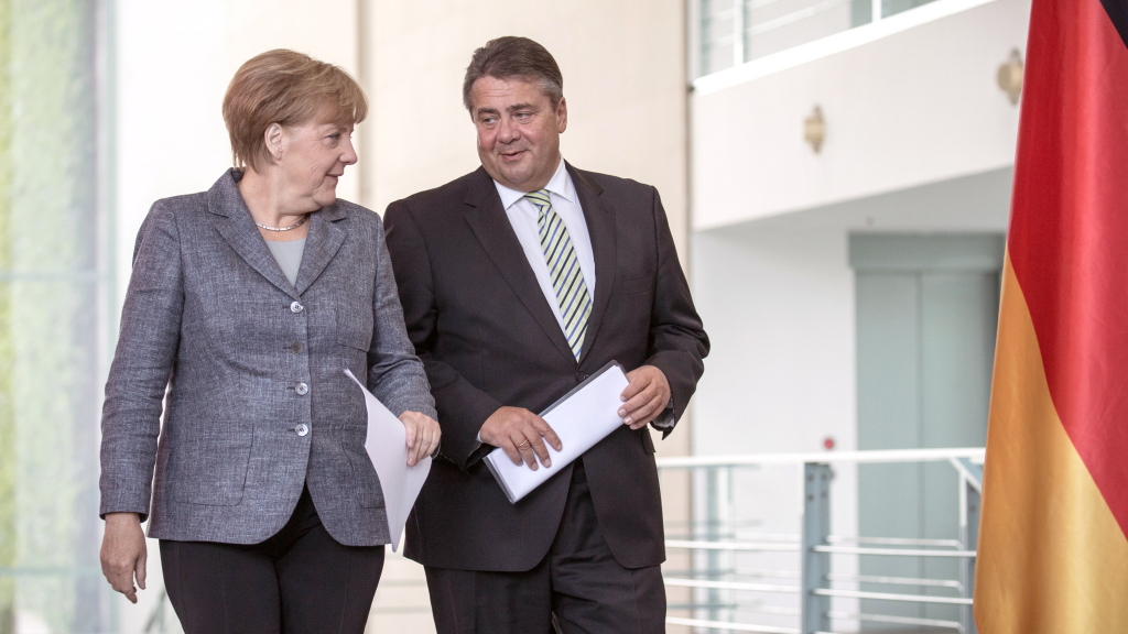 Merkel und Gabriel