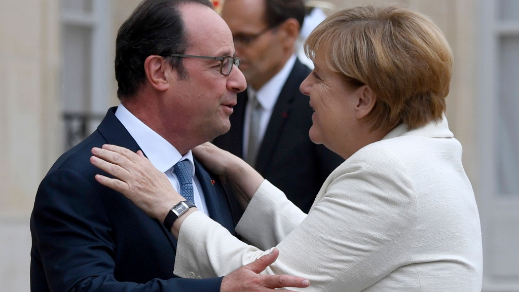 Francois Hollande und Angela Merkel | AFP