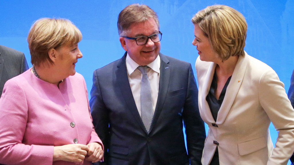 Merkel, Klöckner und Wolf