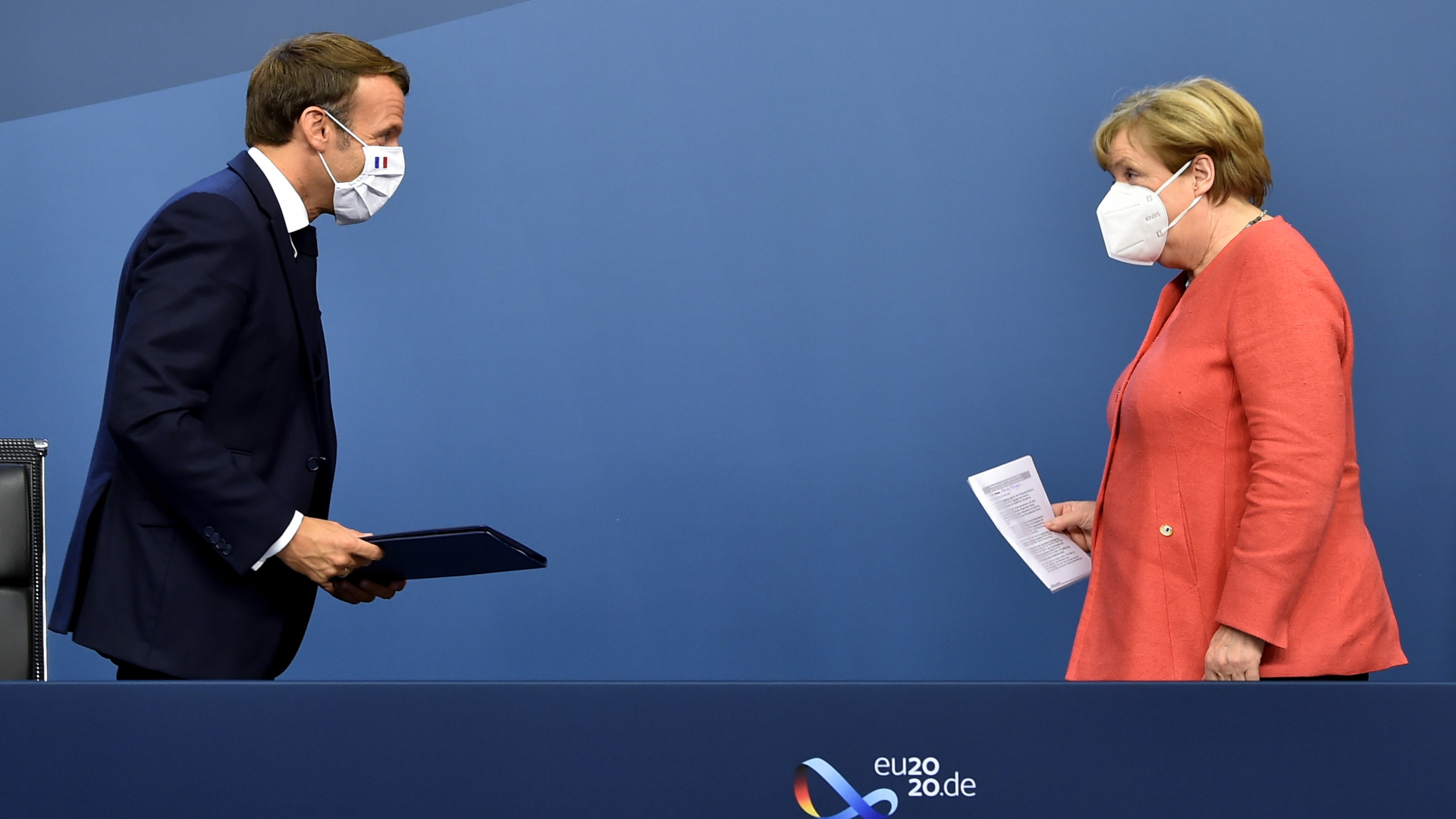 Merkel und Macron nach dem EU-Gipfel