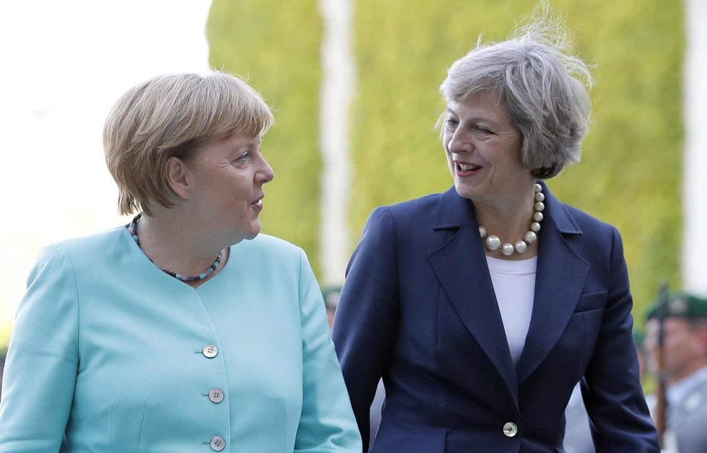 Angela Merkel und Theresa May
