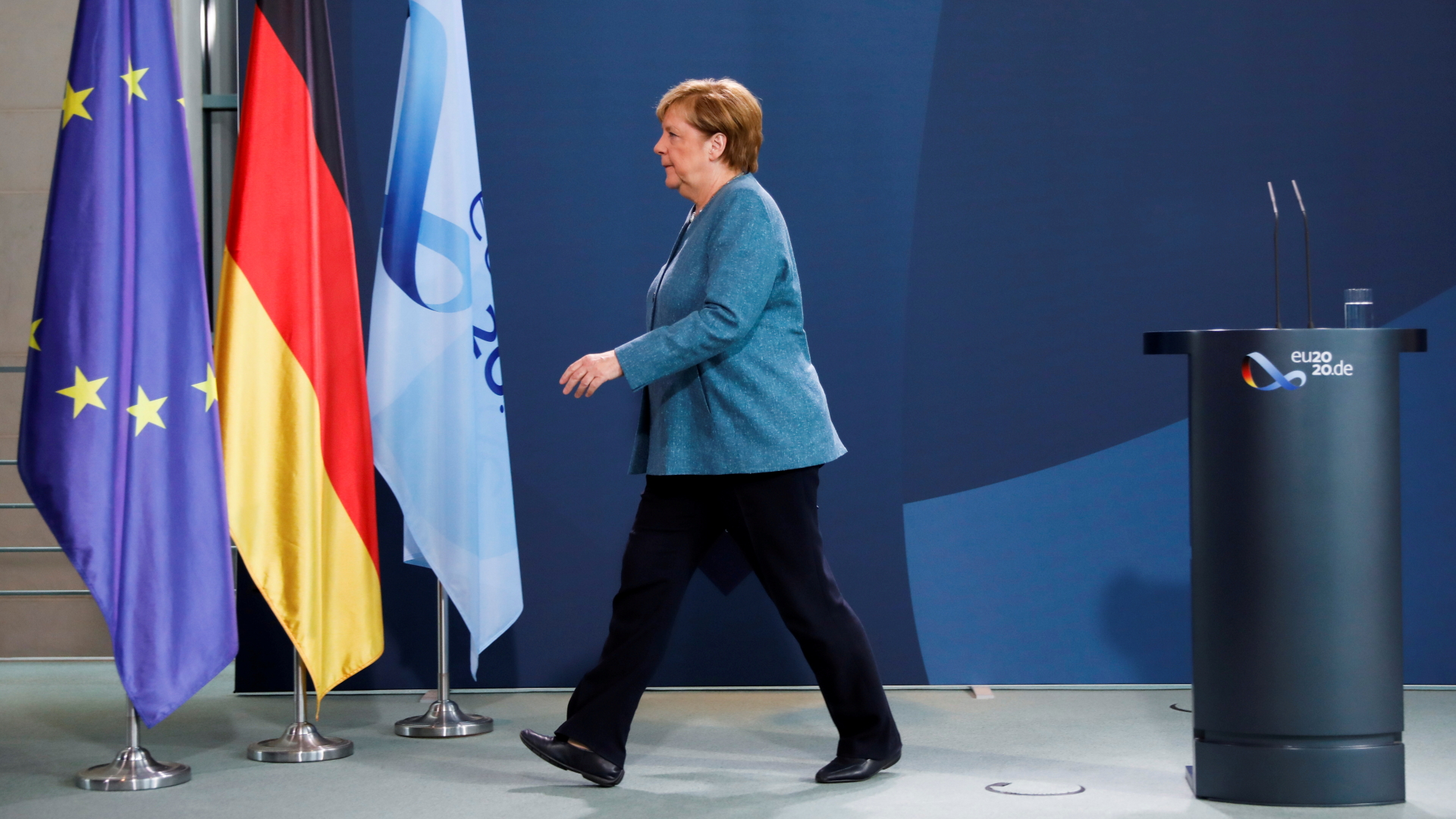 Bundeskanzlerin Merkel. | REUTERS