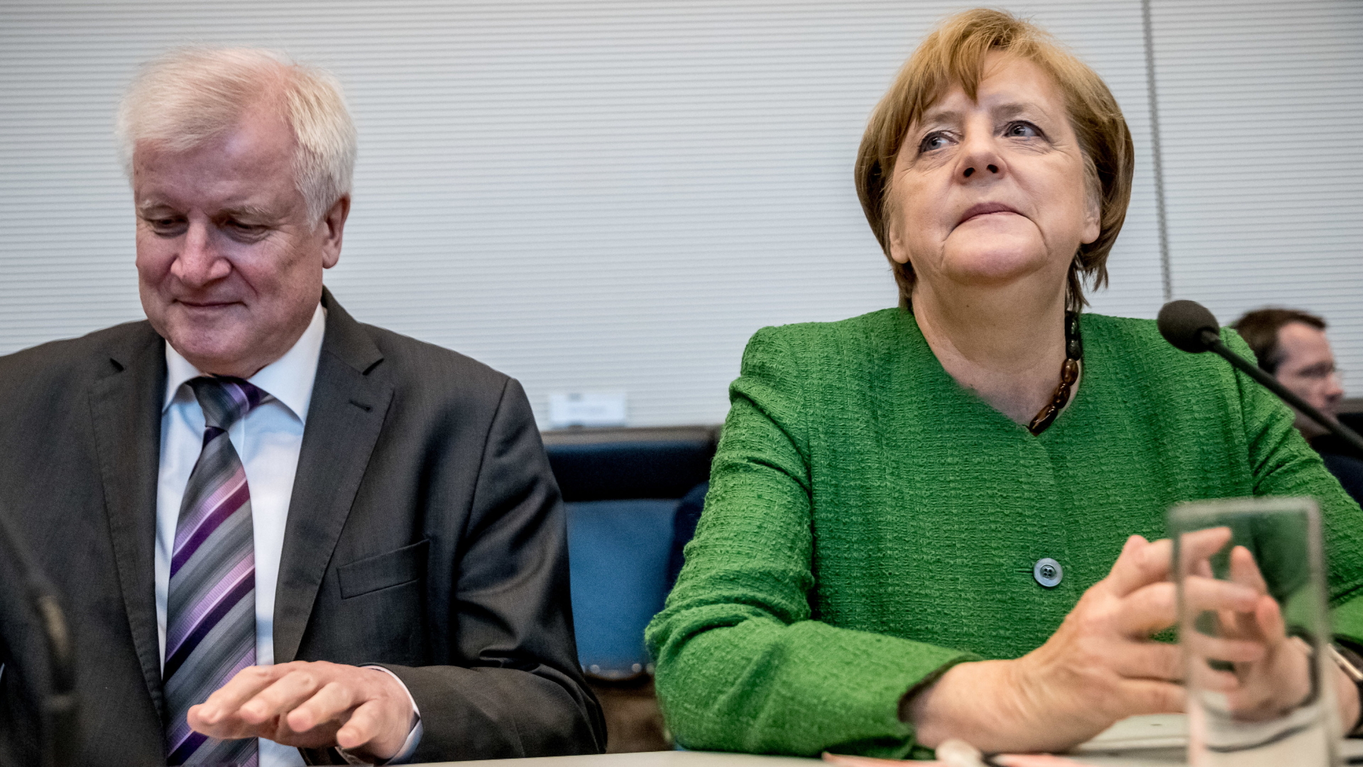 Seehofer und Merkel | dpa