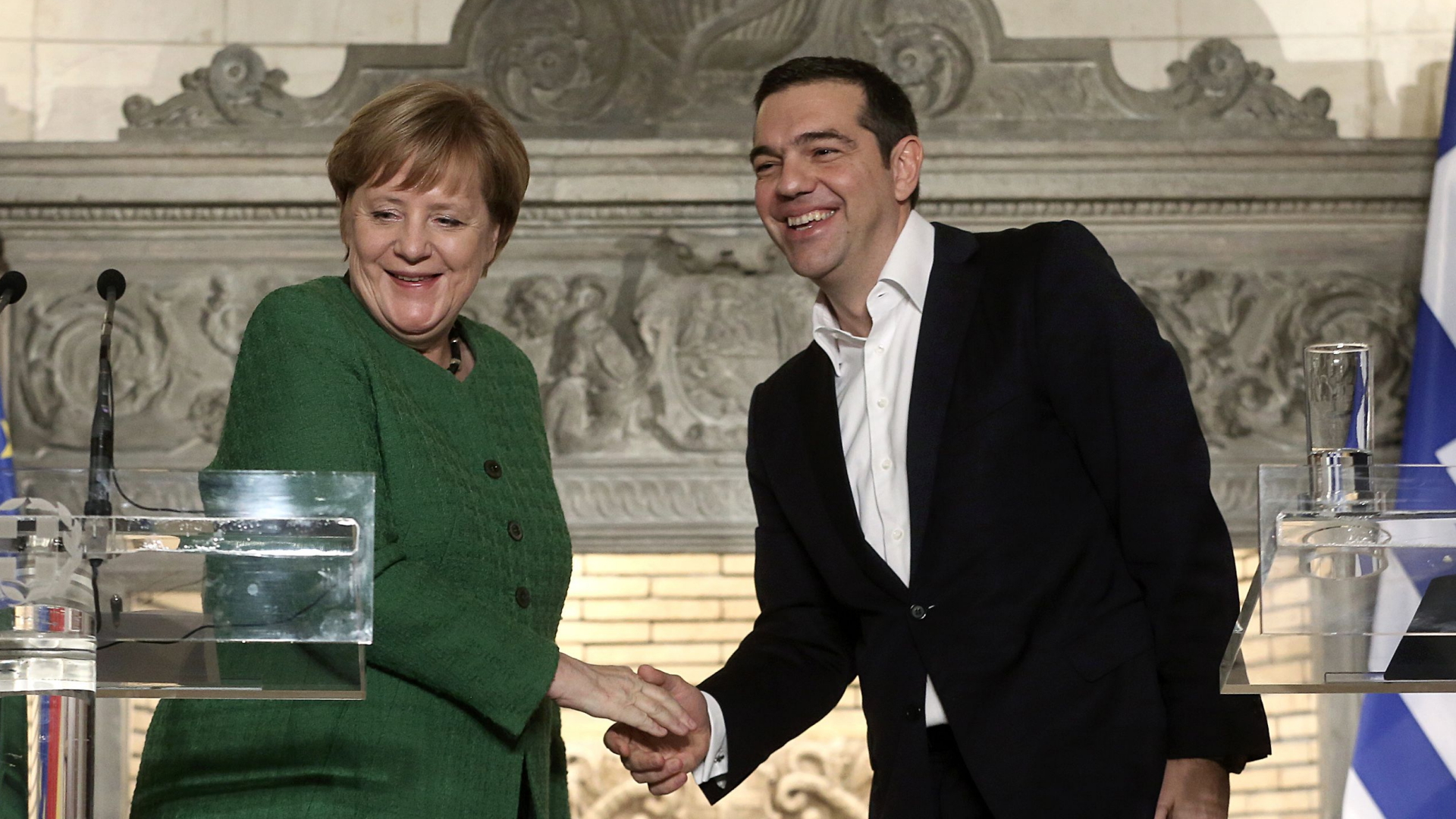 Angela Merkel und Alexis Tsipras (Archivbild) | SIMELA PANTZARTZI/EPA-EFE/REX