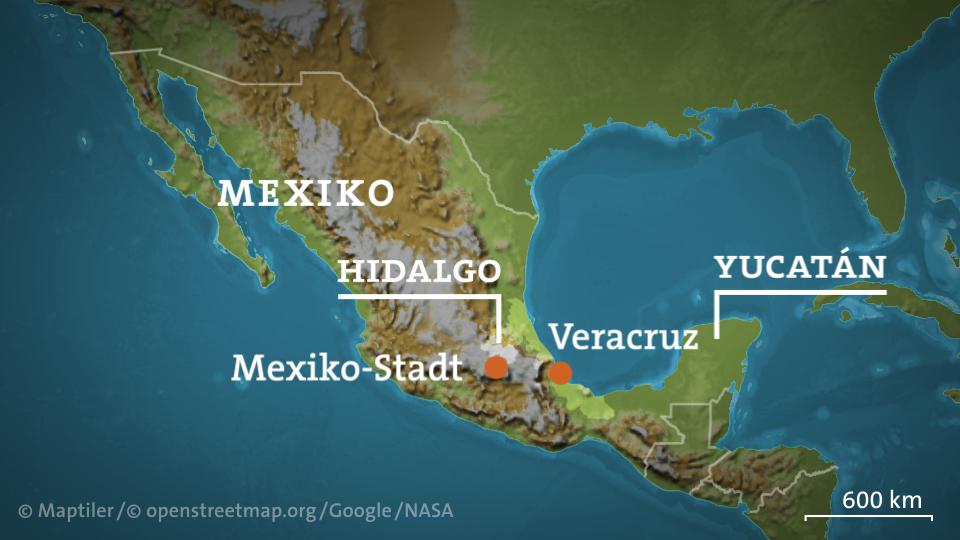 Karte: Veracruz, Mexiko