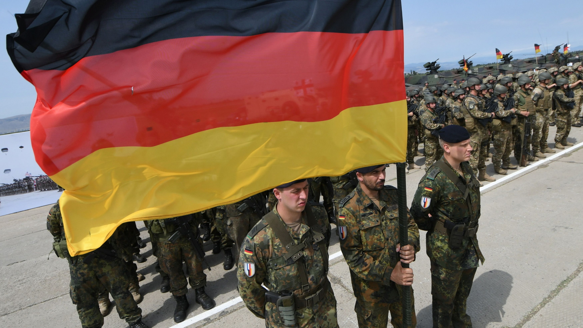 Bundeswehrsoldaten in Georgien | AFP