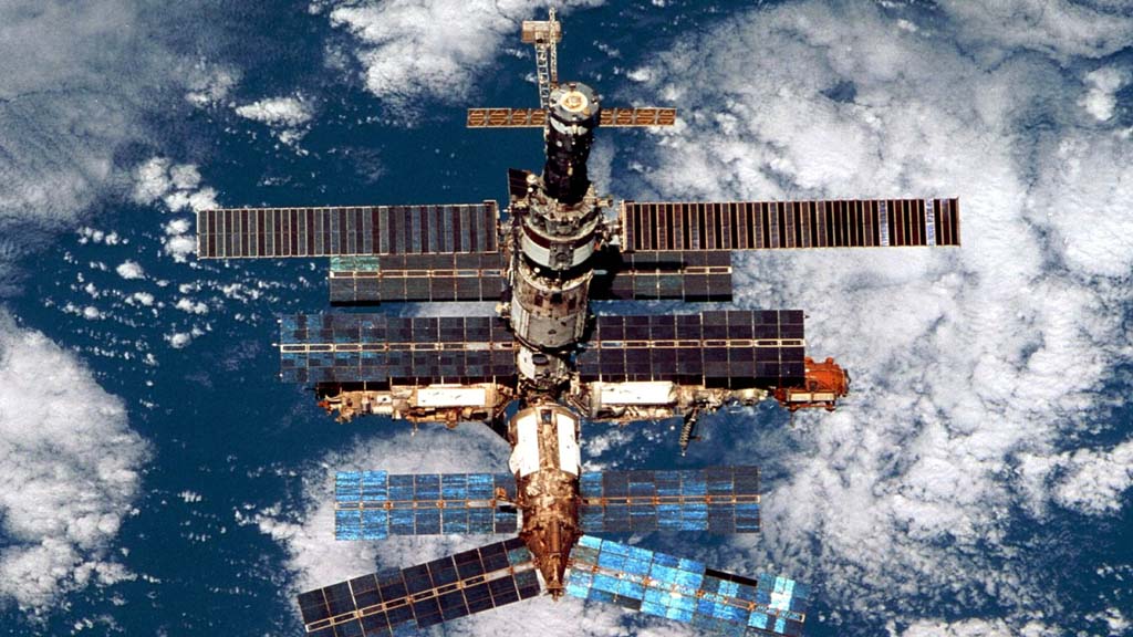 Sowjetische Raumstation MIR | picture-alliance / dpa
