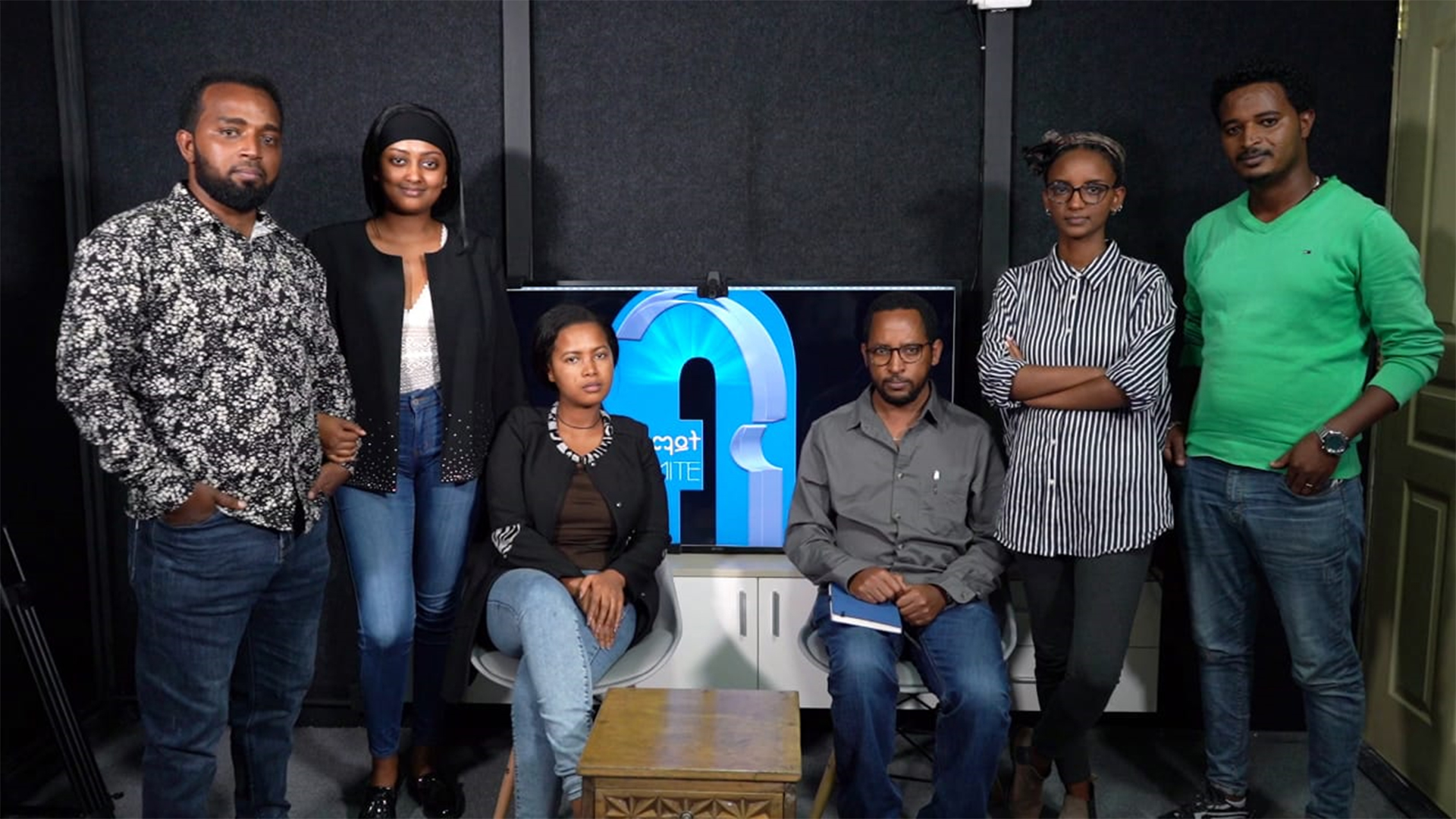 Mitarbeiter des Radiosenders „Axumite“ in Nairobi. | Dawit Haileyesus