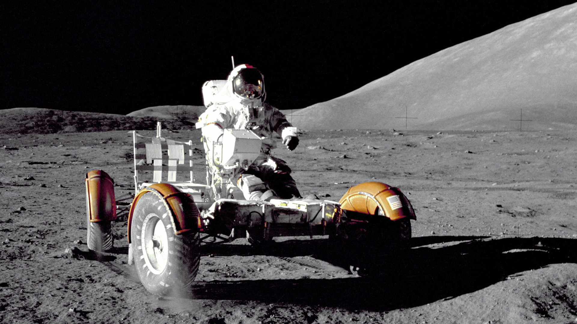 Eugene Cernan auf dem Mond | AP