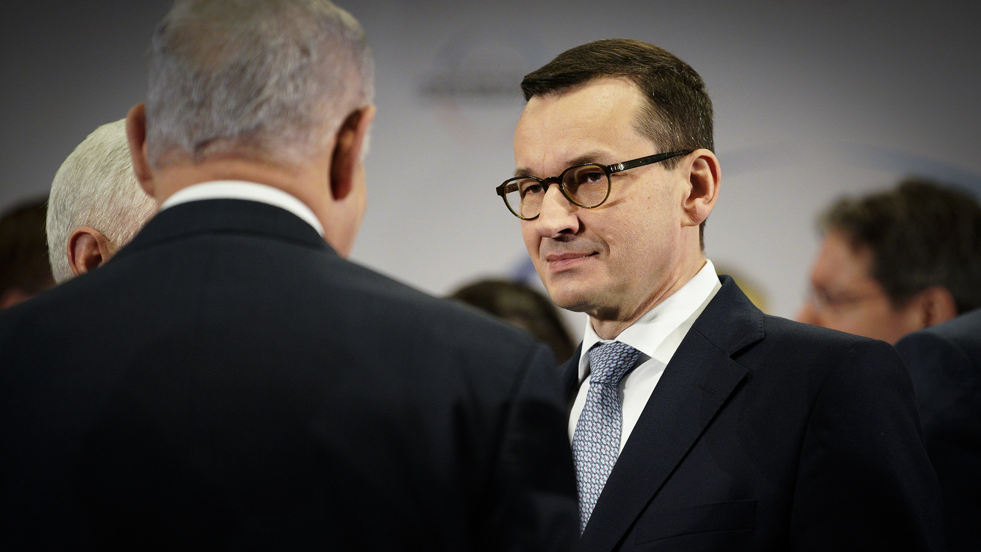 Die Premierminister von Polen und Israel, Morawiecki und Netanyahu | picture alliance / NurPhoto