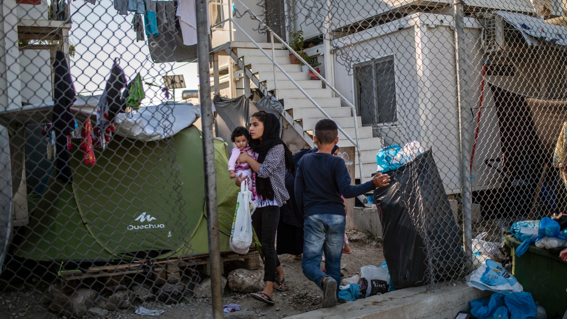Migranten im Lager Moria | AFP