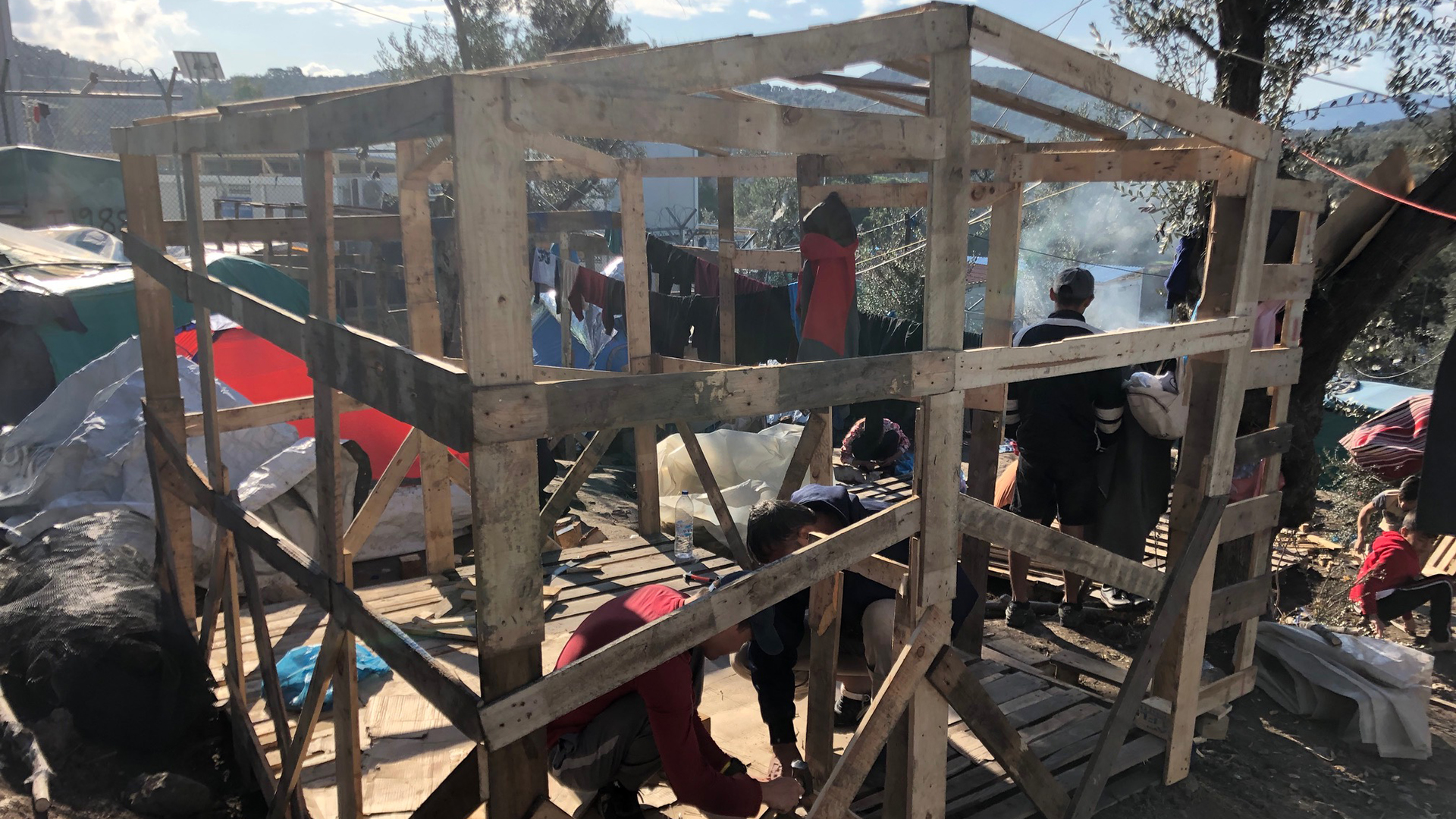 Flüchtlinge im und um das Lager Moria auf Lesbos | Michael Lehmann