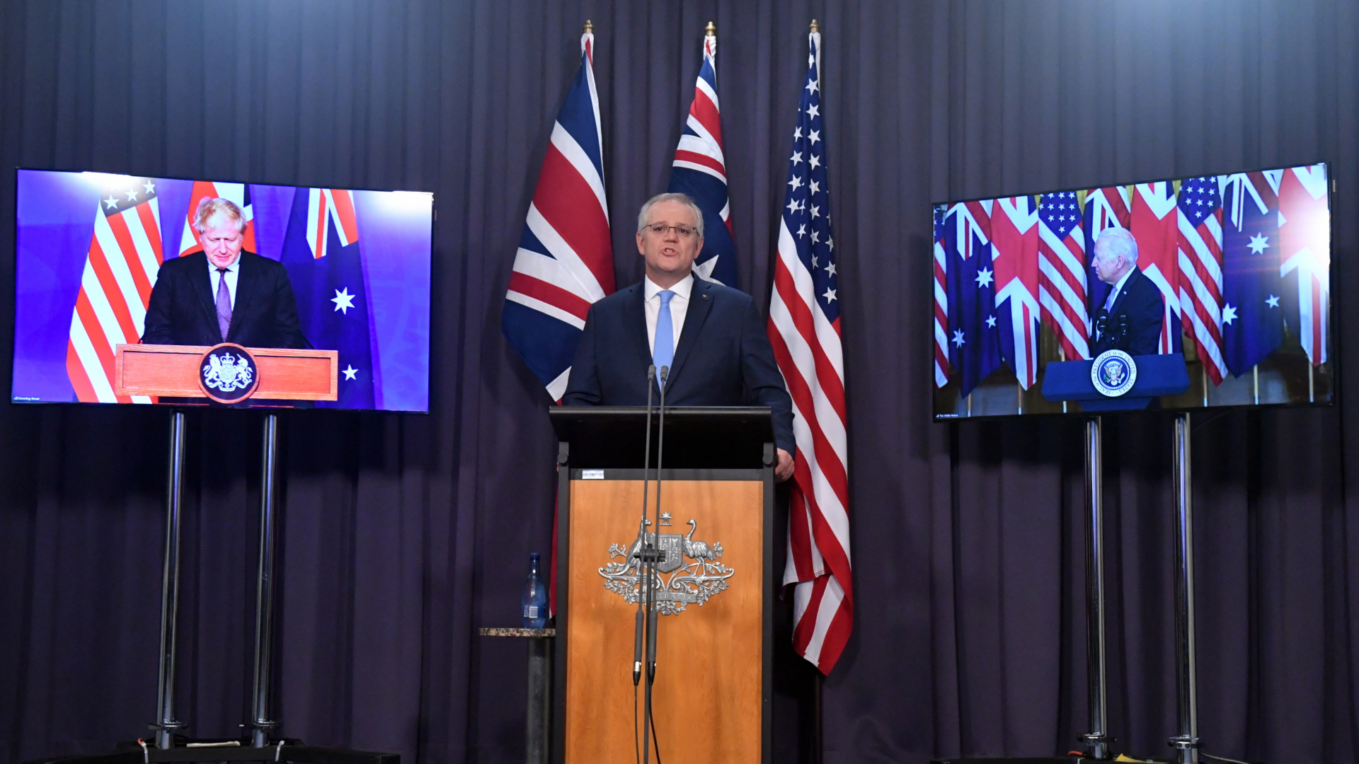 Australiens Premierminister Scott Morrison. | EPA