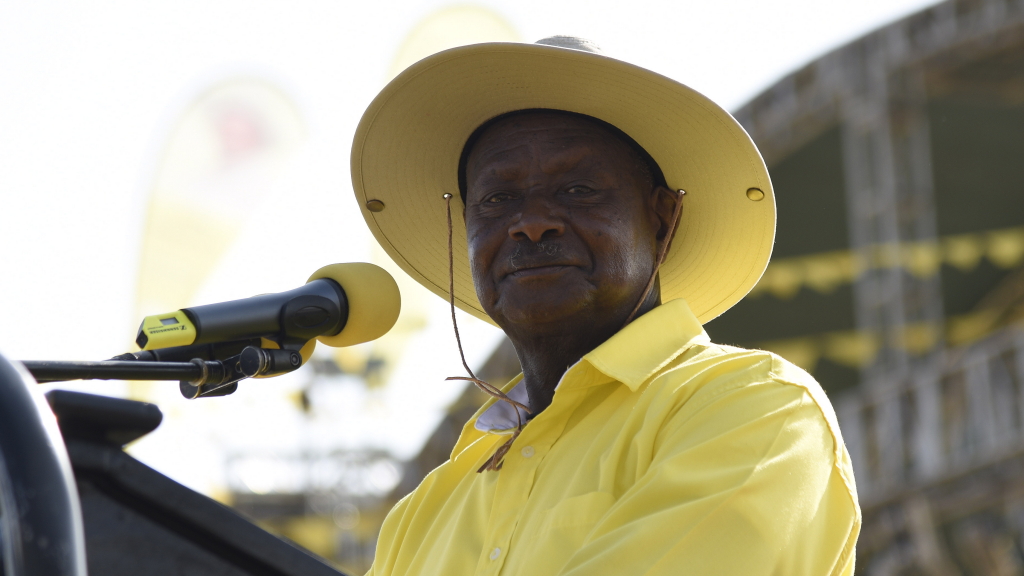 Der langjährige ugandische Herrscher Museveni