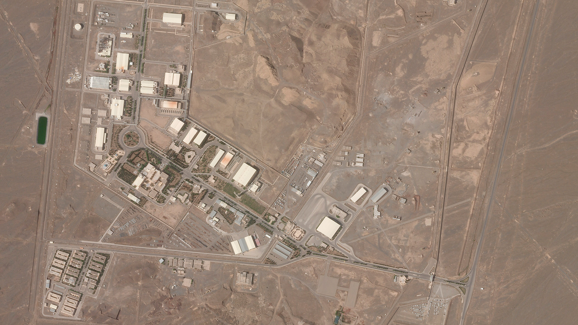 Satellitenfoto der iranischen Nuklearanlage Natans | dpa