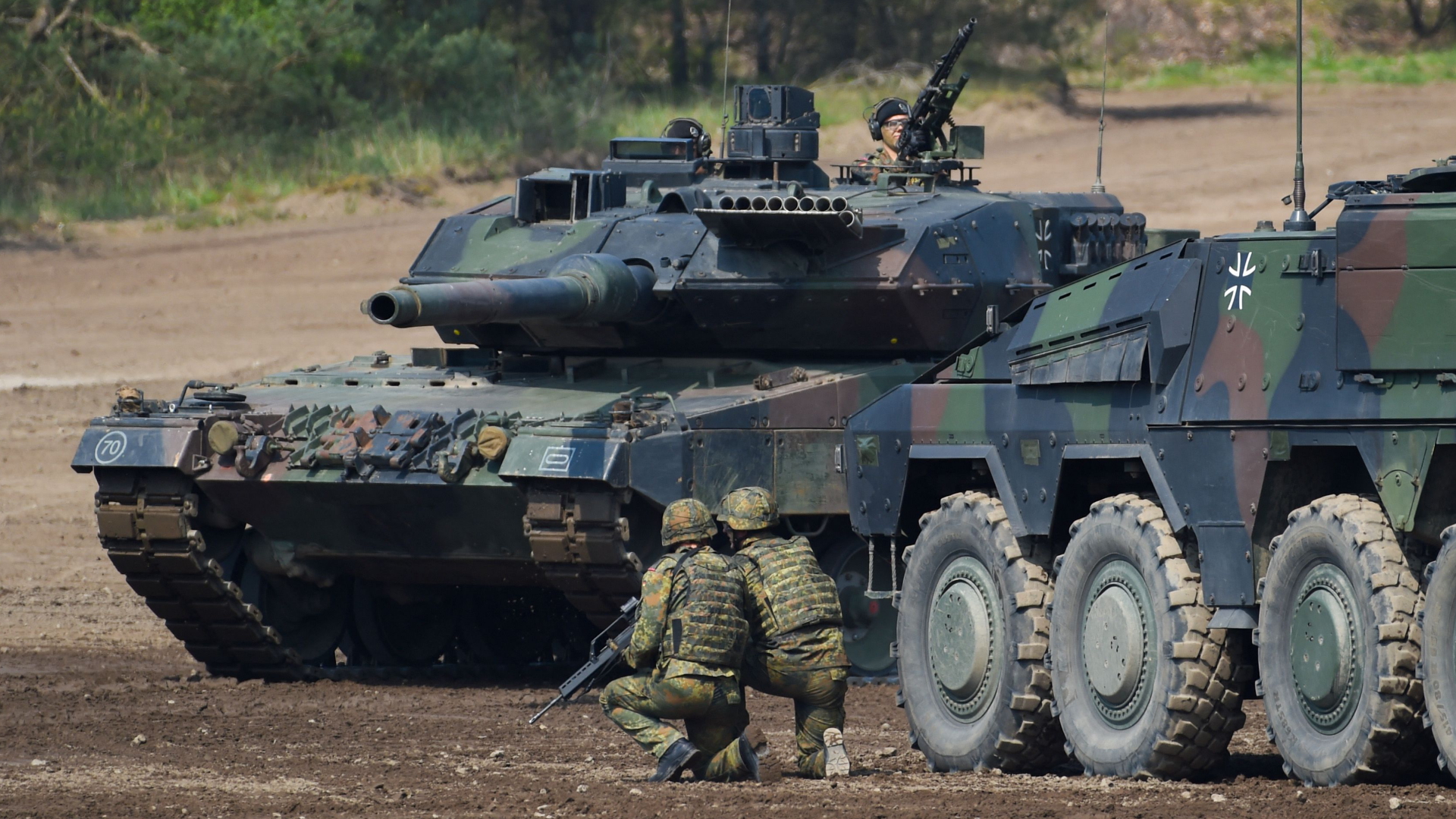 Soldaten bei einer Übung der "Very High Readiness Joint Task Force" | AFP