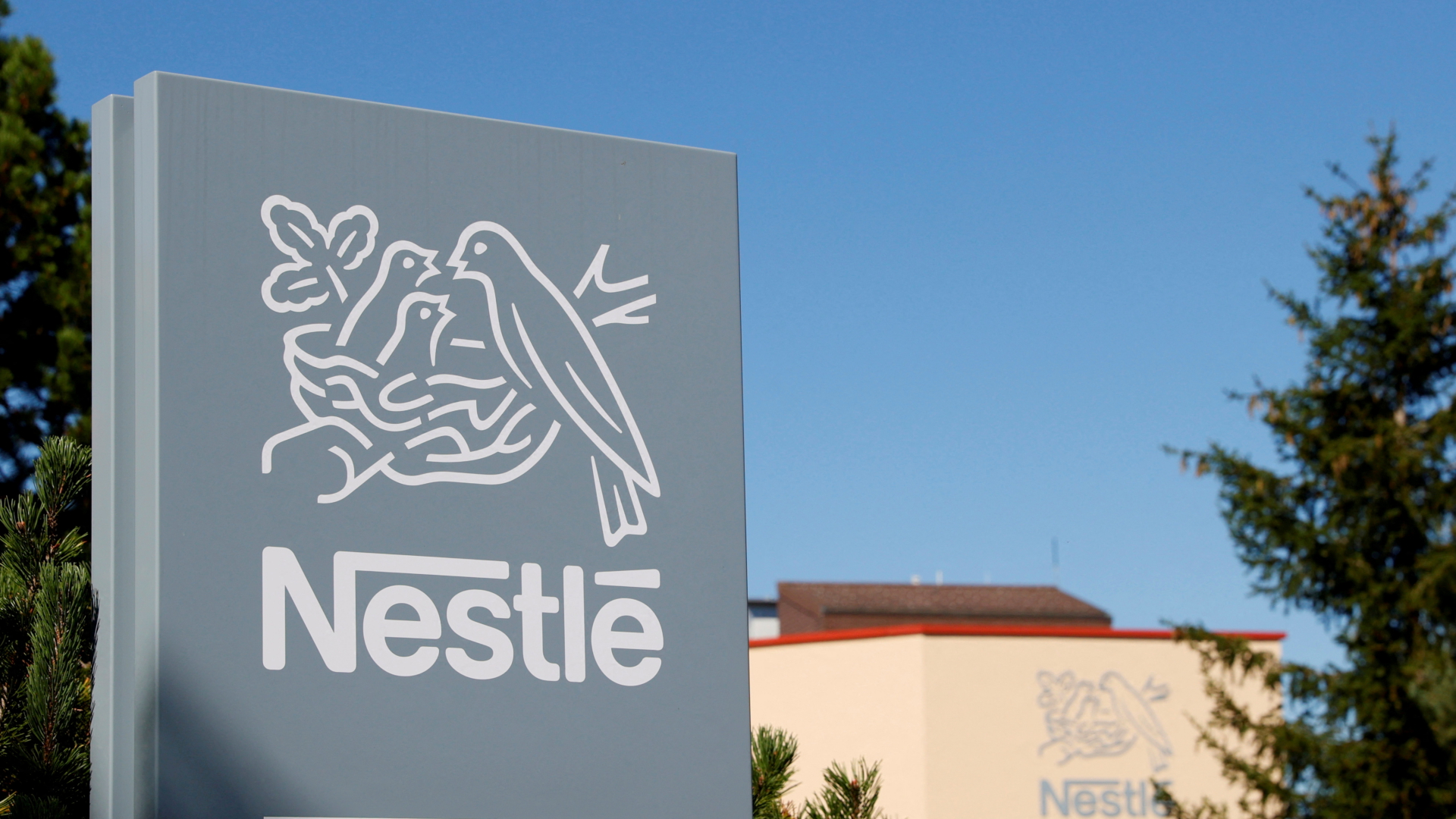 Logo des Lebensmittelkonzerns Nestlé