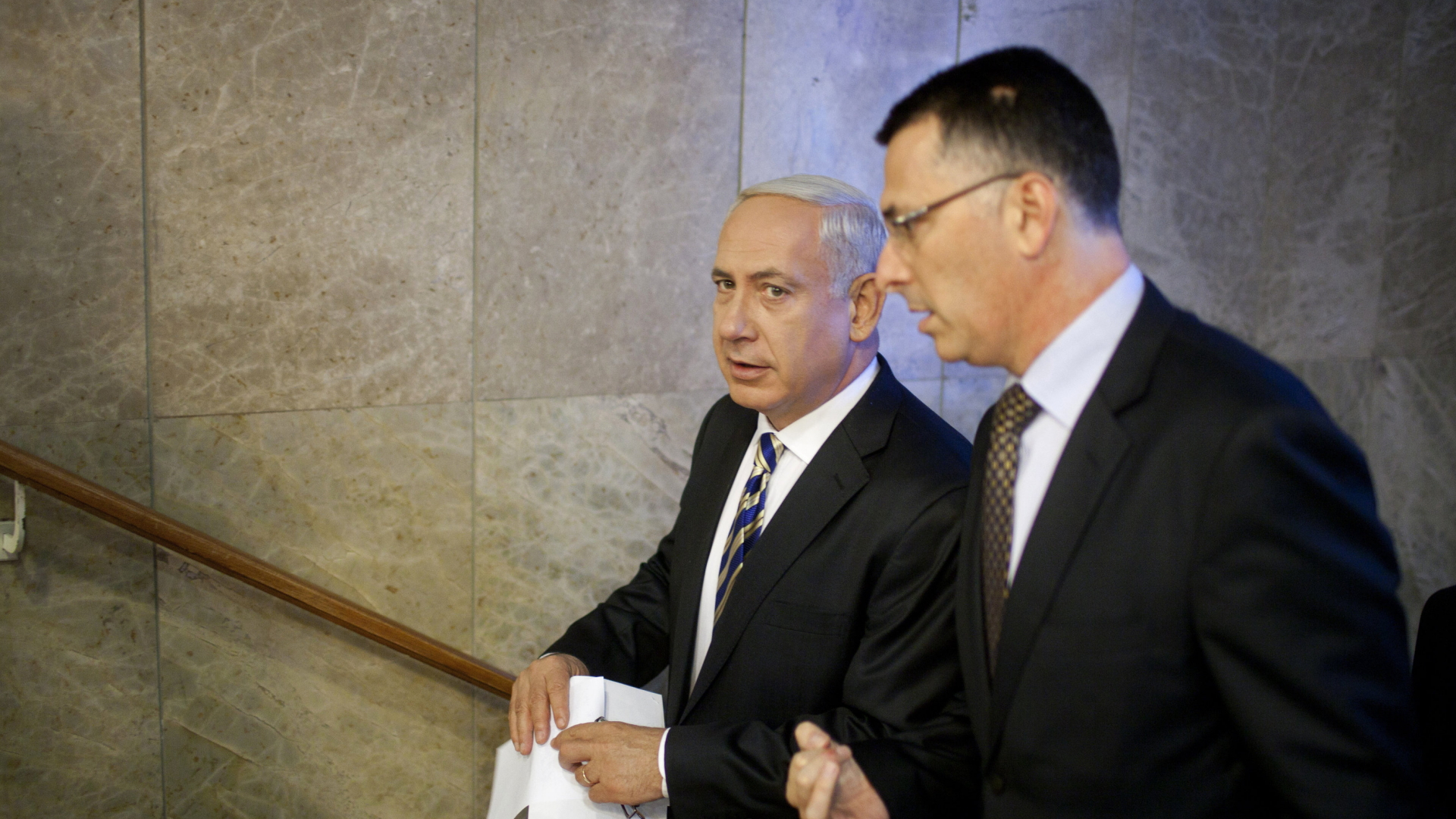 Netanyahu und Saar | AP
