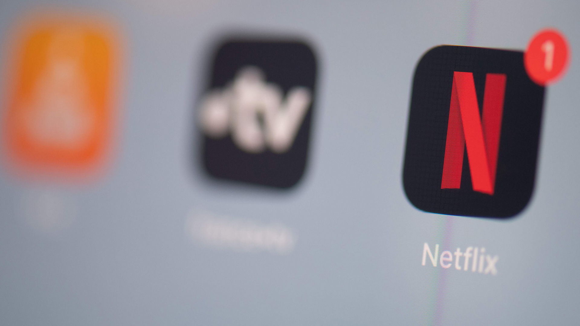 Das Logo der Netflix-App auf einem Tablet-Bildschirm | AFP