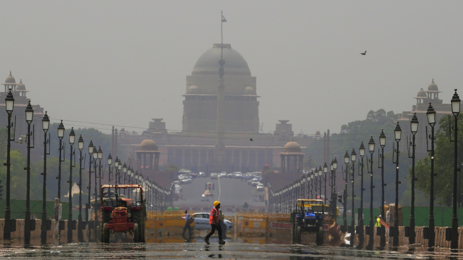 Stadtansicht von Neu-Delhi während einer Hitzewelle | dpa