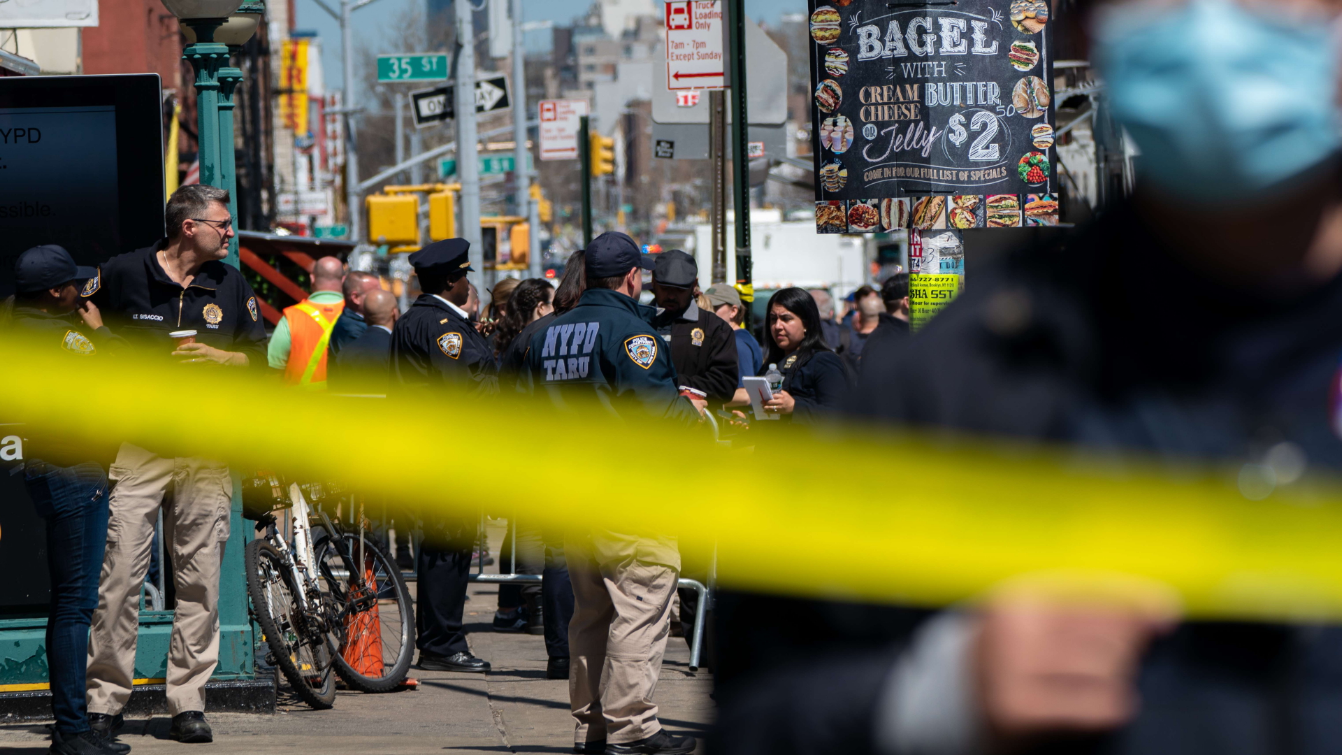 Polizei am Tatort in New York | AFP