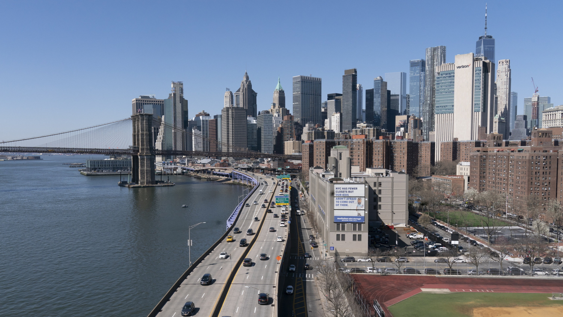 Ein Blick auf Manhattan. | AP