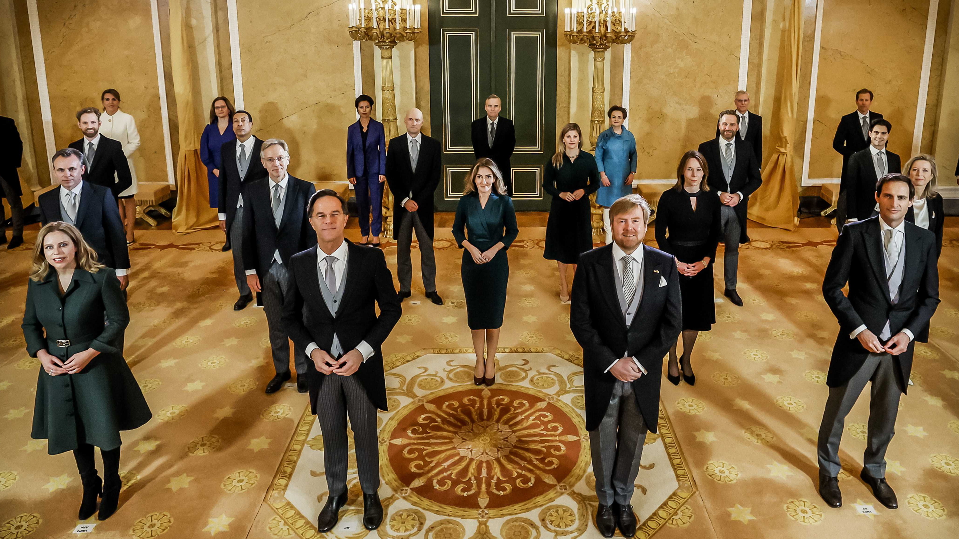 Das neue niederländische Kabinett bei König Willem-Alexander | EPA