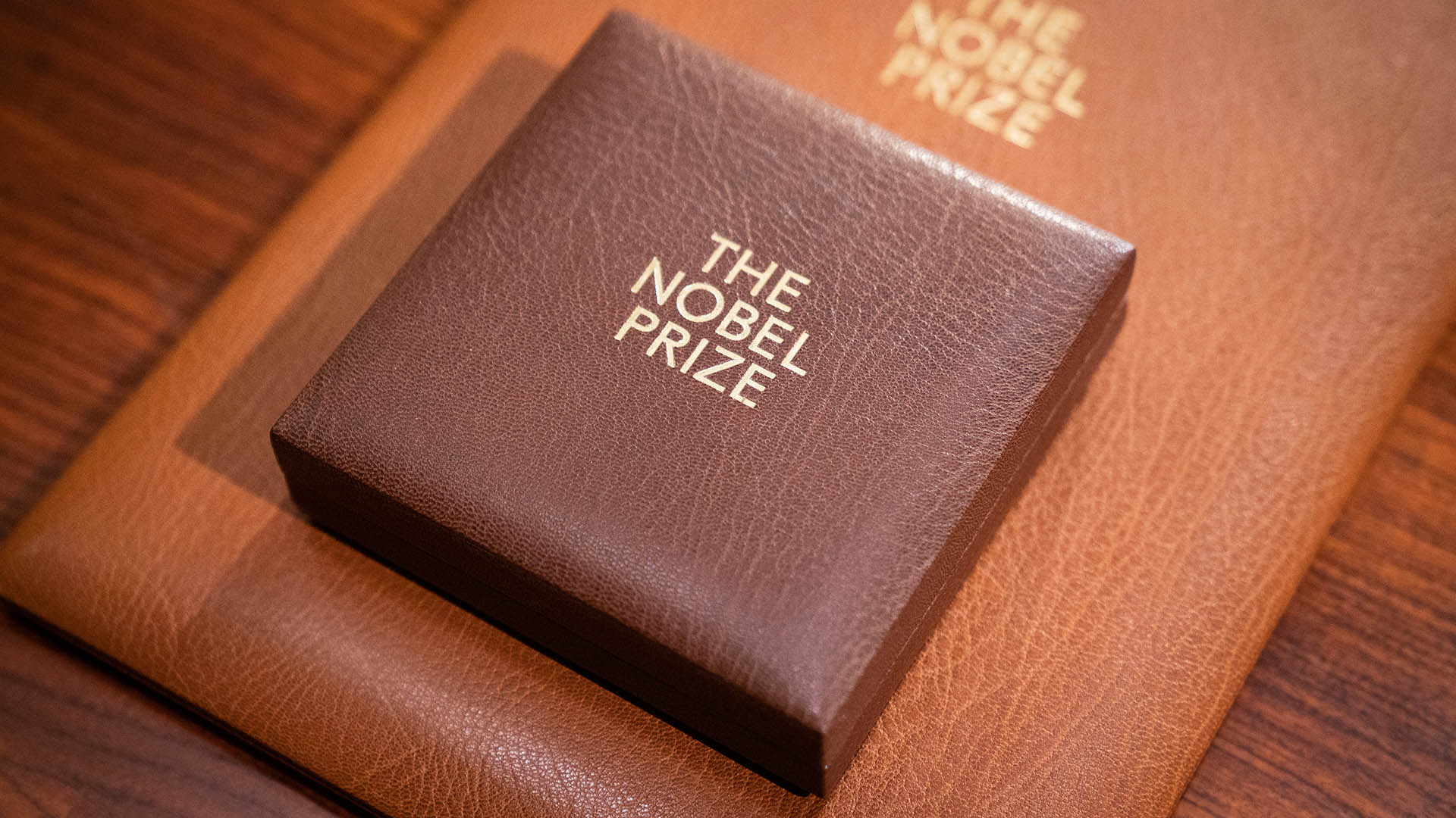 Die Hülle einer Nobelpreis-Medaille | Nobel Media. Photo: Clément Morin.