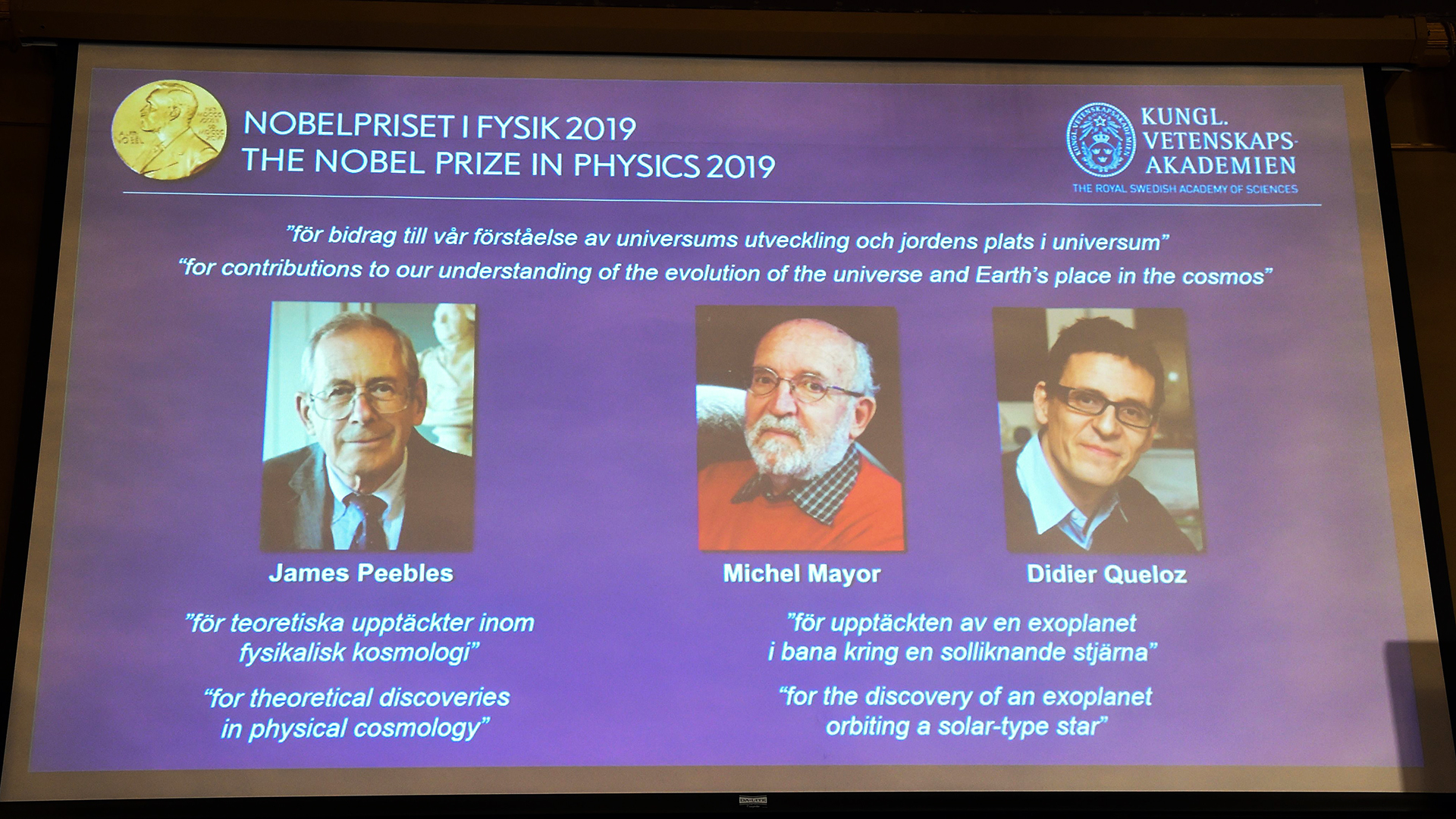 Nobelpreisträger für Physik | AFP