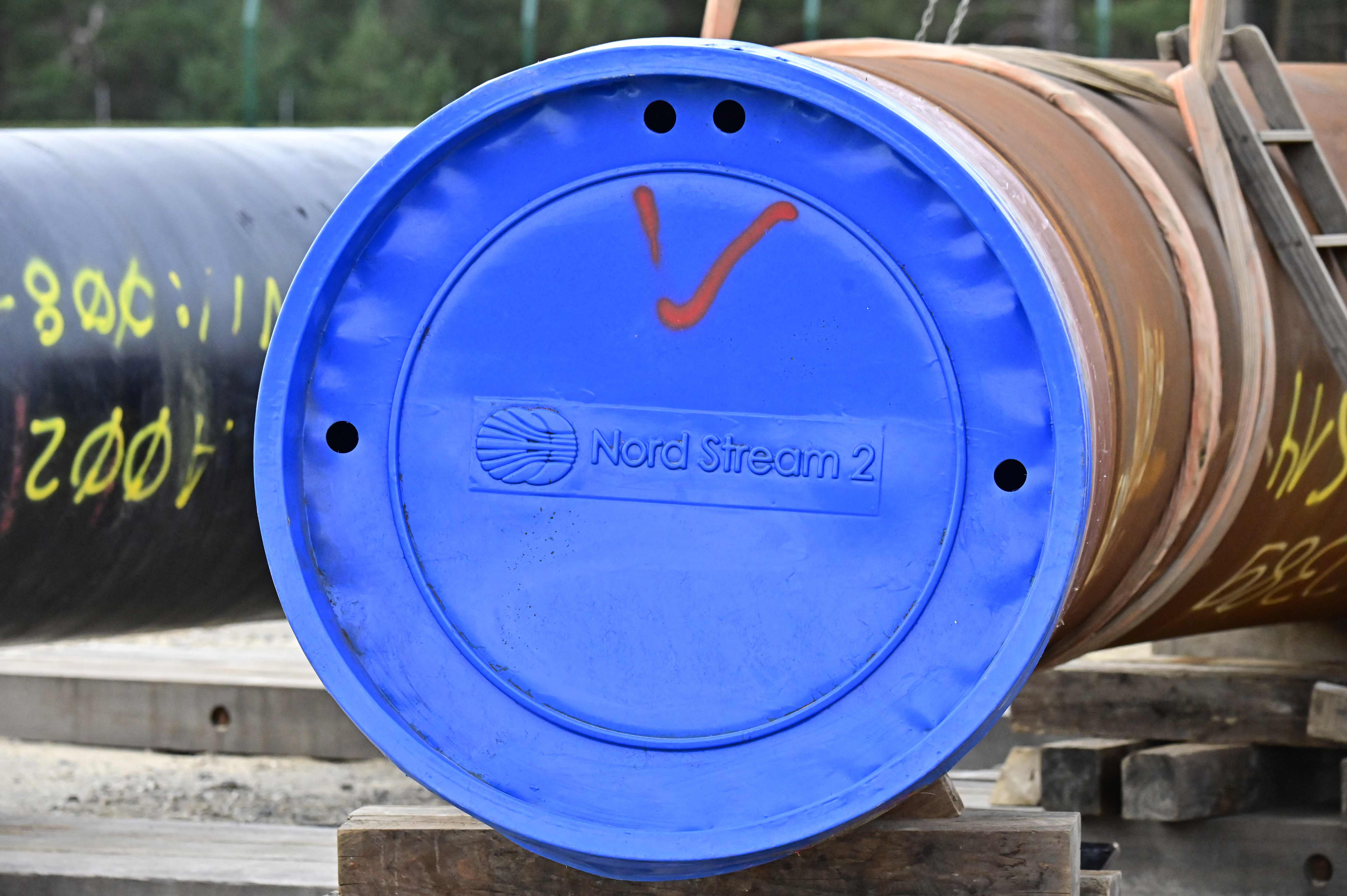 Rohrstück der Pipeline Nord Stream 2 | AFP