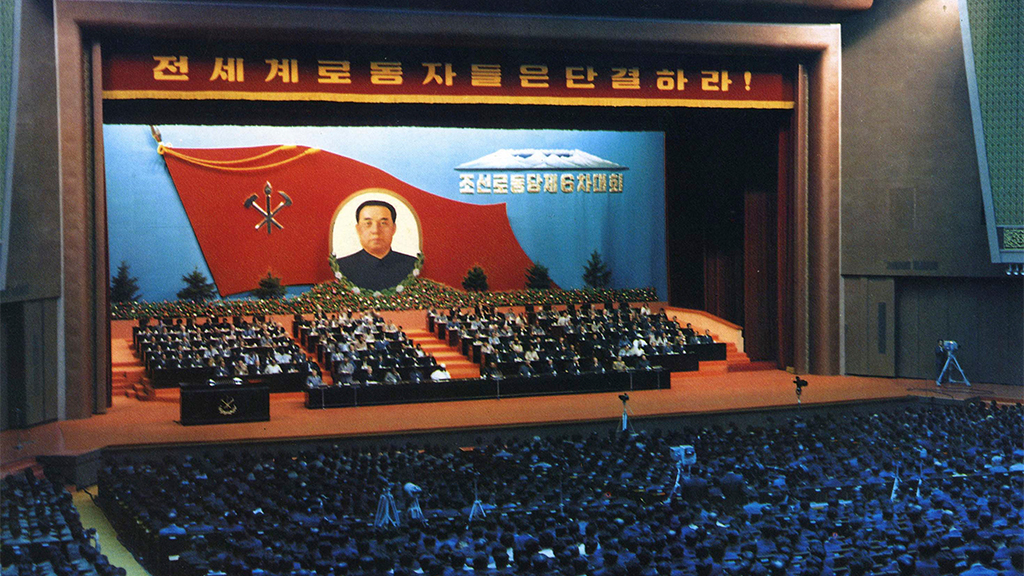 Parteitag in Nordkorea im Jahr 1980