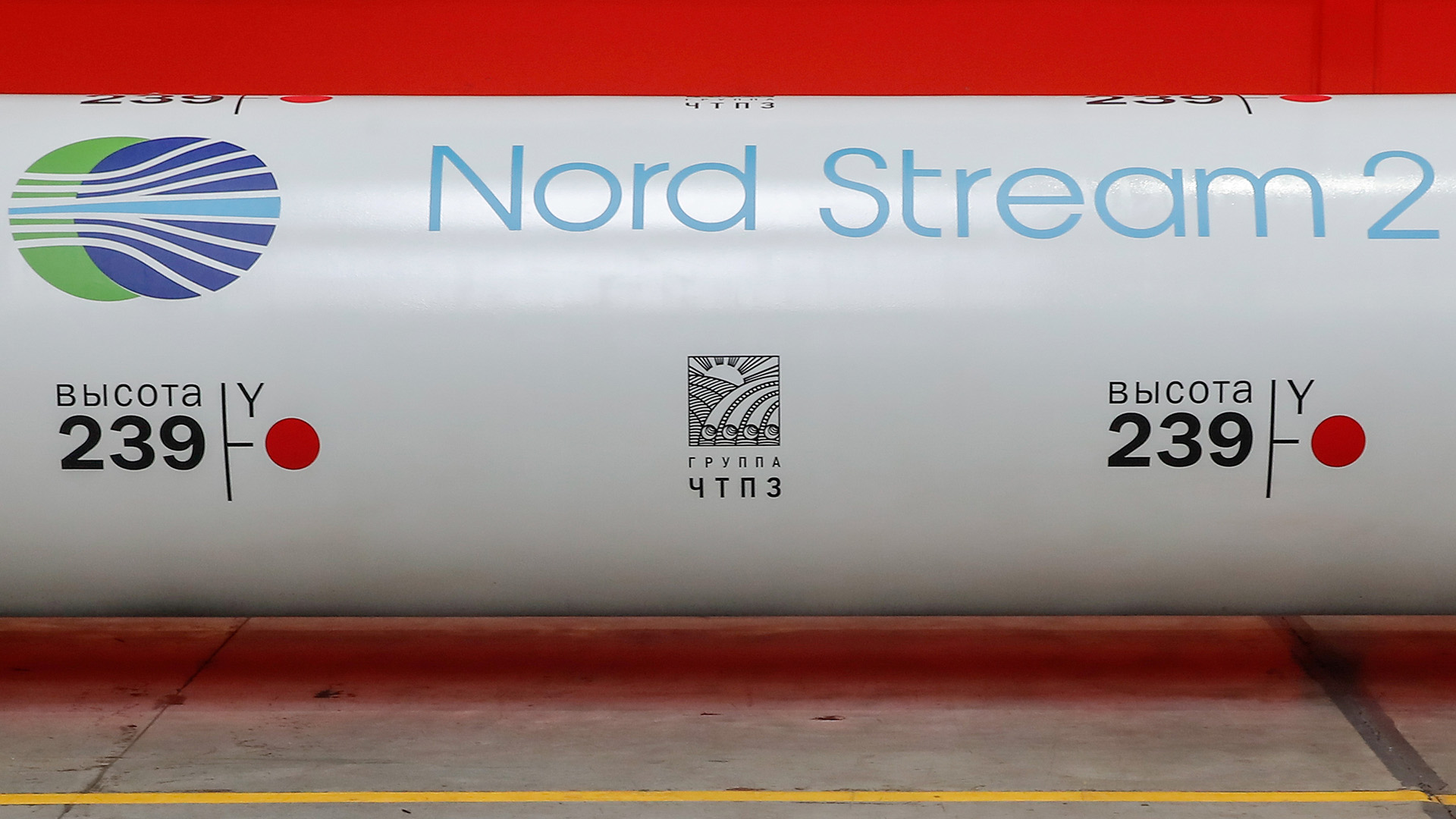 Rohrstück der Pipeline Nord Stream 2 | REUTERS
