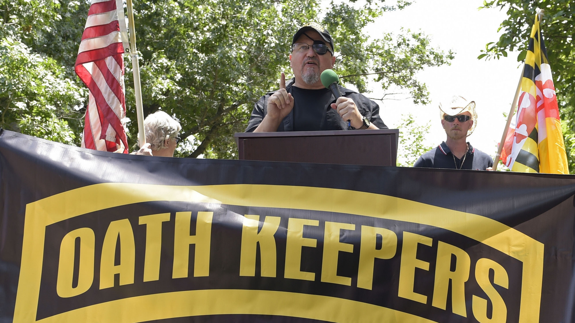 Der Gründer der rechtsextremen US-Miliz Oath Keepers, Stewart Rhodes.