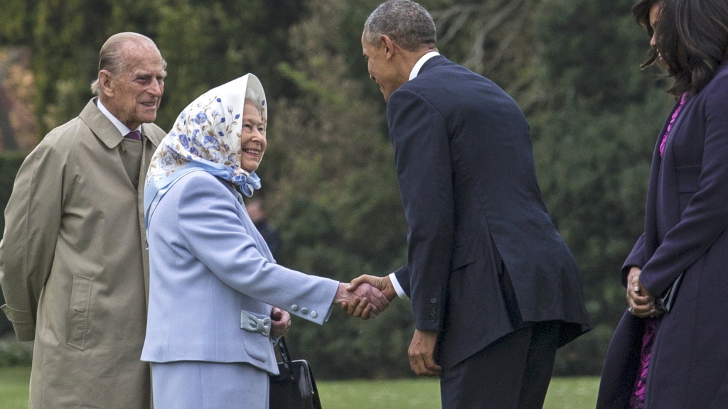 Obama bei der Queen