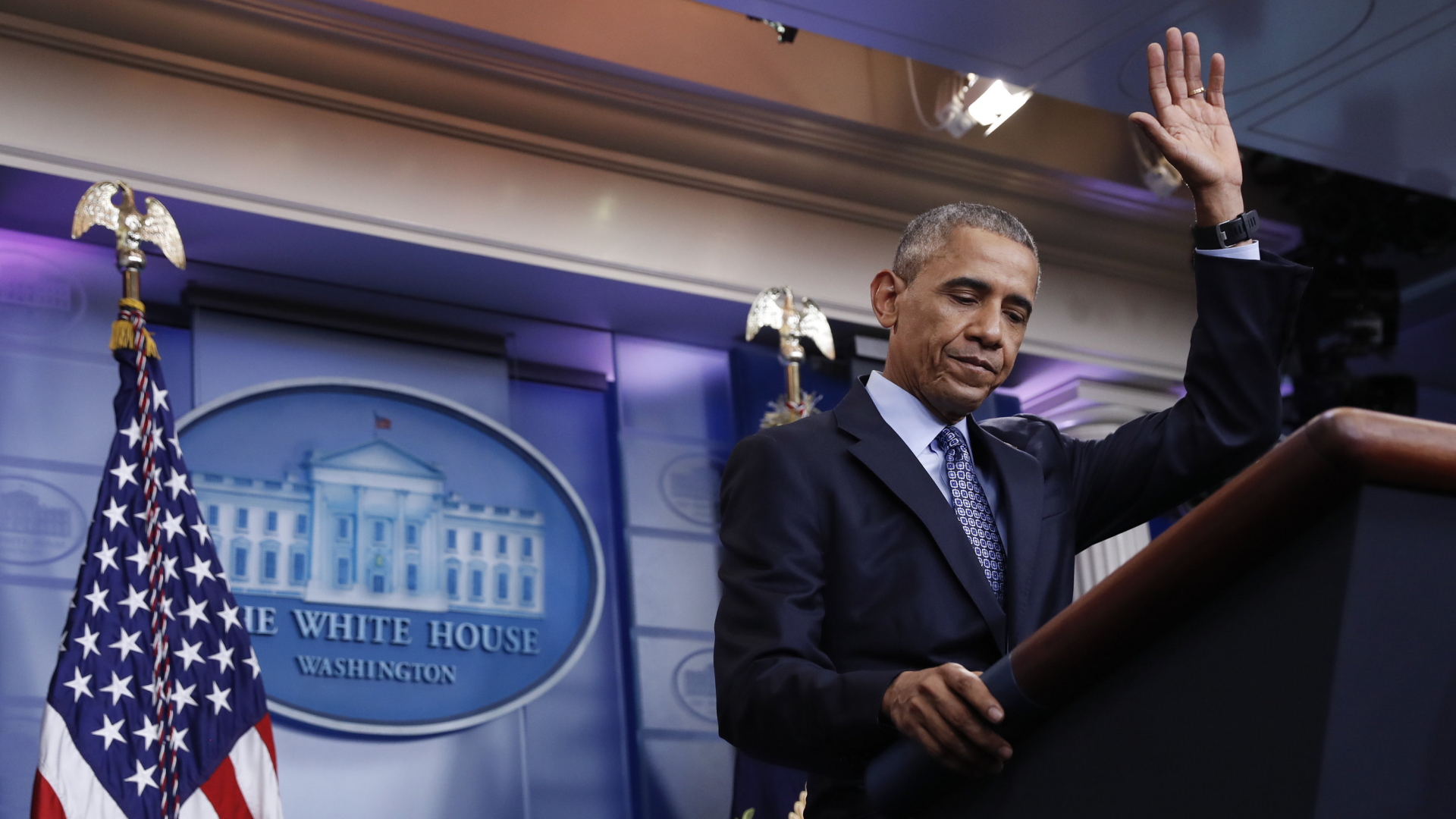 Obamas letzte Pressekonferenz: Sorgen und etwas Urlaubsstimmung