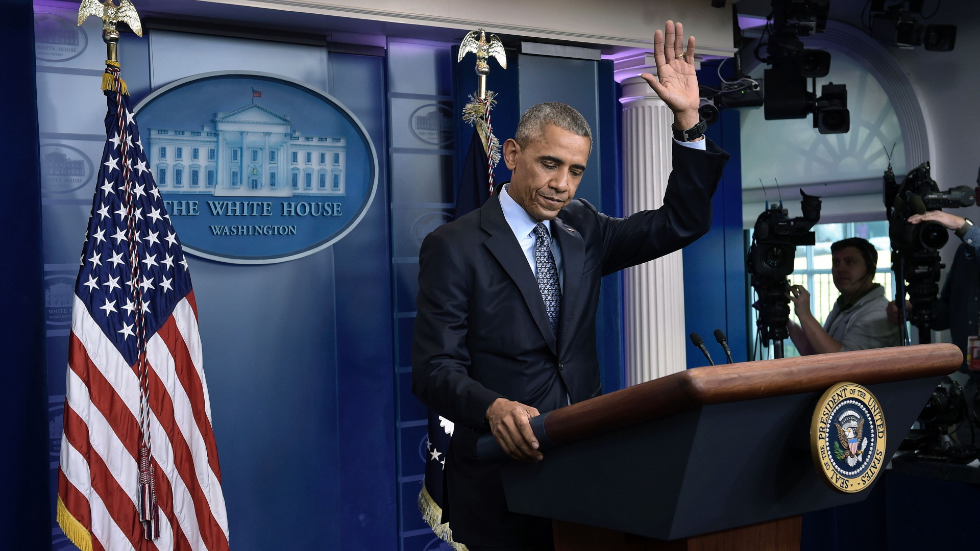 Obamas letzte Pressekonferenz: Sorgen und Urlaubsstimmung