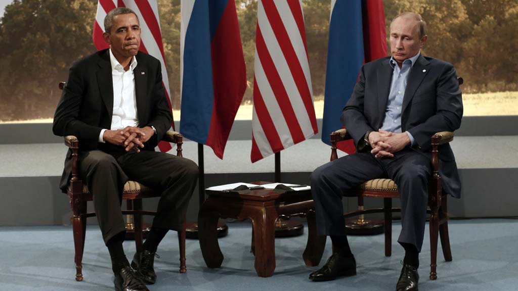 Barack Obama und Wladimir Putin beim G8-Gipfel in Nordirland im Juni 2013 | REUTERS