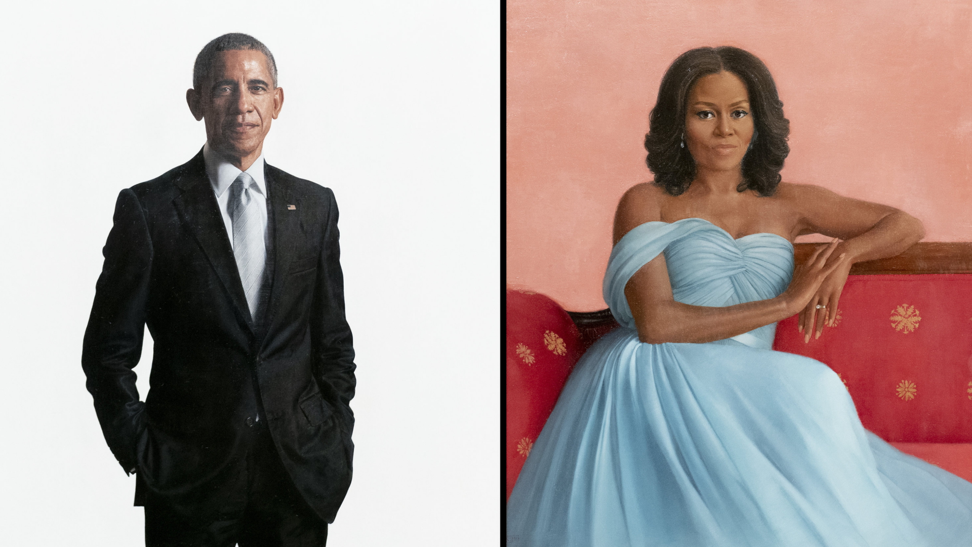 Die Präsidentenporträts von Barack und Michelle Obama | AP