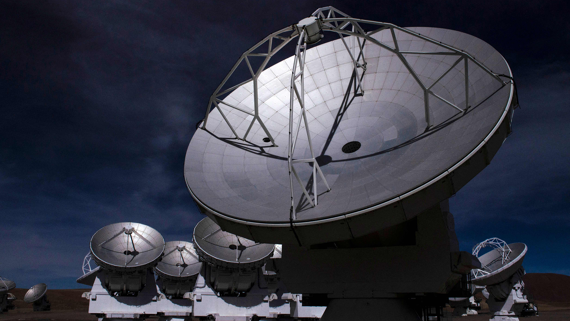 Blick auf das internationale Radioteleskop-Observatorium in den nordchilenischen Anden. | AFP